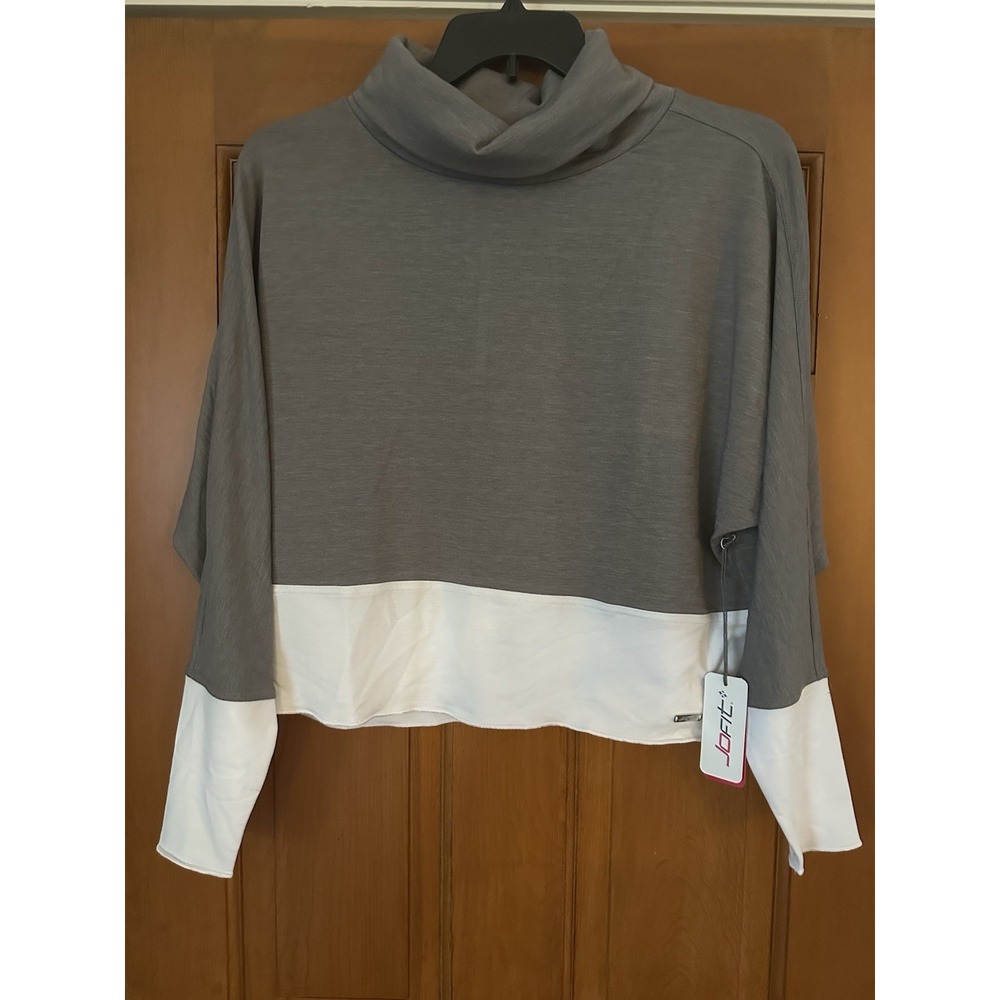 Jofit Women's Dolman Crop Top Sweater Size Medium Brand New!